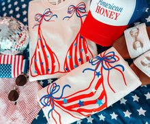 Load image into Gallery viewer, Stars n Stripes Bikini Babe Tee