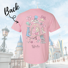 Load image into Gallery viewer, Sleeping Beauty Princess Collage Tee