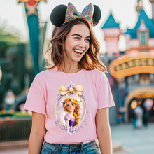 Load image into Gallery viewer, ADULT Princess Watercolor Portrait Tee