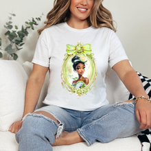 Load image into Gallery viewer, ADULT Princess Watercolor Portrait Tee