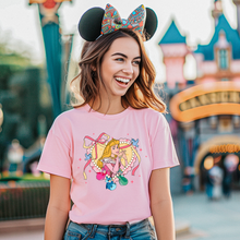 Load image into Gallery viewer, ADULT Princess Heart Coquette Tee