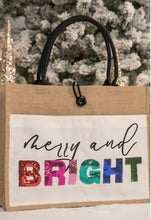 Load image into Gallery viewer, Merry & Bright Tote Bag