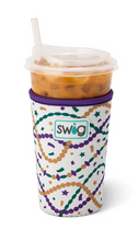 Load image into Gallery viewer, Mardi Gras Cup Coolie- Swig

