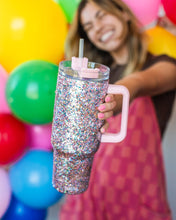 Load image into Gallery viewer, Confetti Glitter Stainless Steel Tumbler- 40 oz