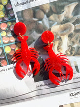 Load image into Gallery viewer, Mud Bugs Crawfish Earrings