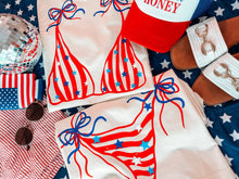 Load image into Gallery viewer, Stars n Stripes Bikini Babe Tee
