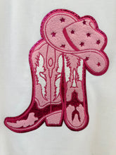 Load image into Gallery viewer, Pink Pony Club Western Glam Boots Pullover
