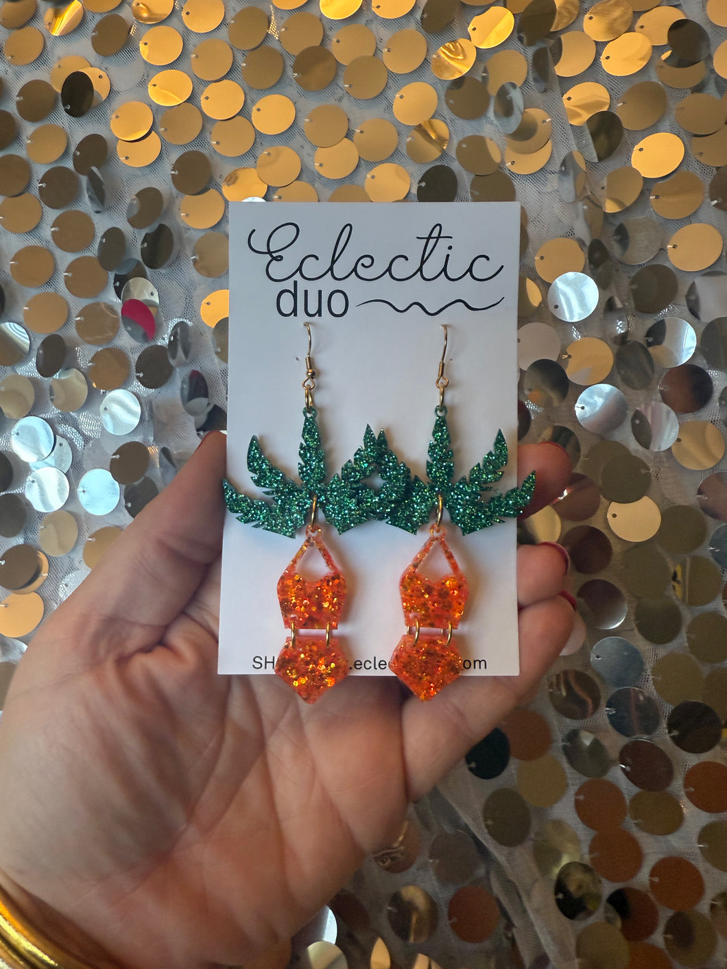 Showgirl Bodysuit Earrings