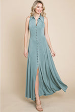 Load image into Gallery viewer, Spring Button Up Maxi Dress
