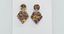 Load image into Gallery viewer, Diamond Gemstone Shape Earrings
