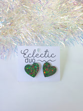 Load image into Gallery viewer, Oversized Heart Stud Earrings
