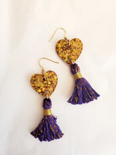 Load image into Gallery viewer, GameDay Cotton Mini Tassel Earrings
