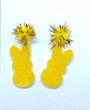 Load image into Gallery viewer, Peep Me Out Bunny Earrings- Medium size
