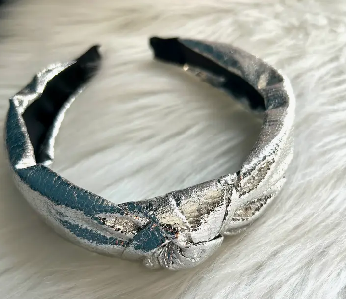 Metallic Lamé Headband