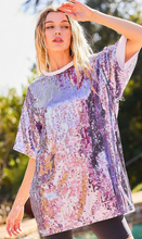 Load image into Gallery viewer, Sequin Lavender Top
