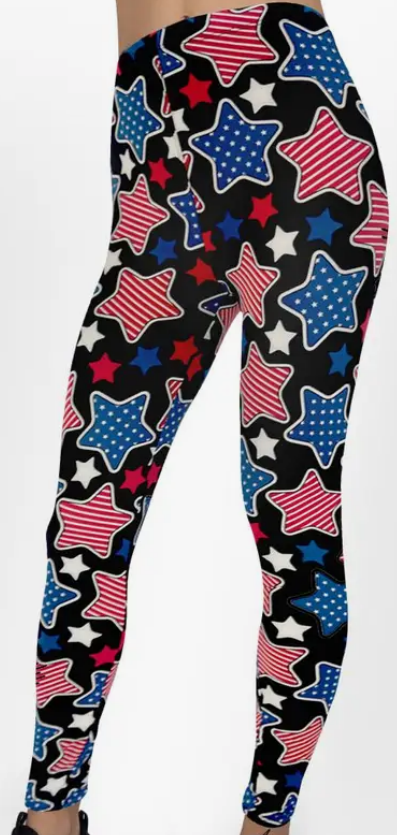 Colorful Stars USA Legging